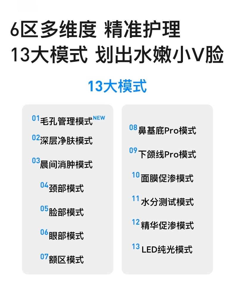 【品牌国内同价】FLOSSOM花至 小紫弹智能射频美容仪器 家用智能美容仪 多功能分区护理 脸部&颈部提拉紧致 速渗透 强透亮FR200 1 件