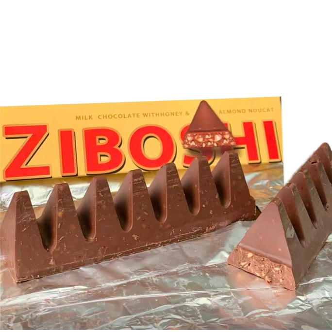 【中国直邮】 恰咩 巨好吃三角巧克力坚果夹心纯可可脂网红巧克力三角巧克力100g*1条