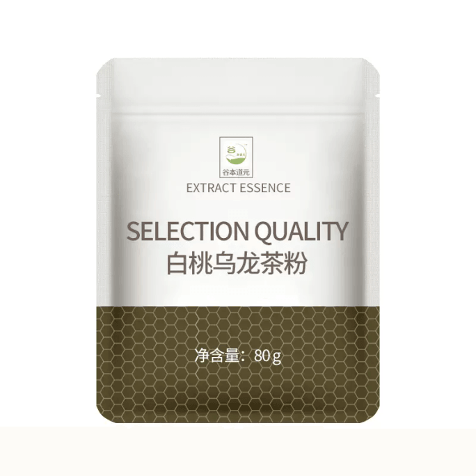 [중국 직배송] 도겐 타니모토 백도 우롱차 식용 베이킹용 분말 80g