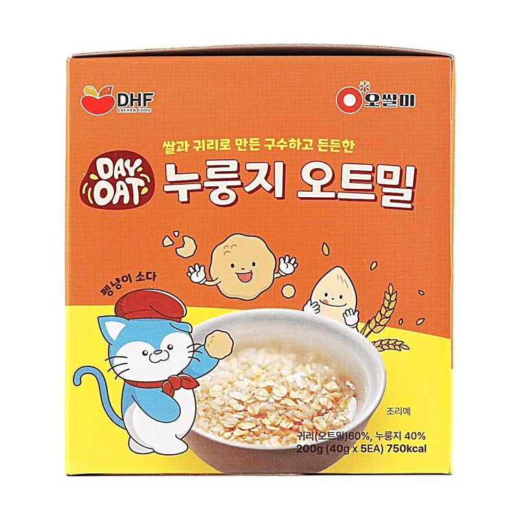 Day Oat Nurungji Oatmeal, 5 Pack, 7.05 oz【5-Minute Instant Meal】 5