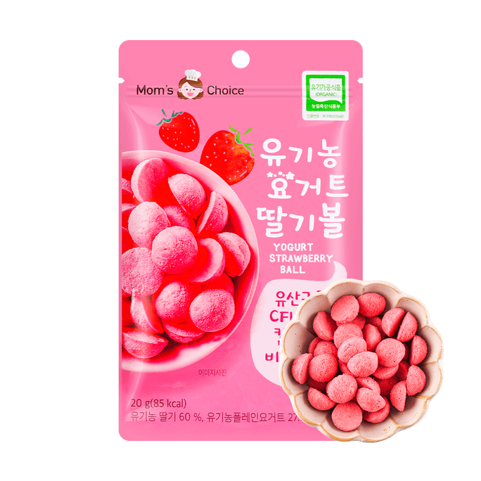 유기농 딸기 요거트 바이트, 0.71 온스