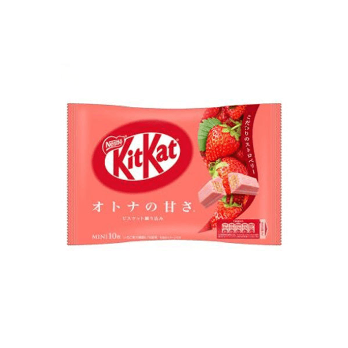 【日本直邮】KitKat奇巧 迷你威化巧克力 11枚【草莓味】