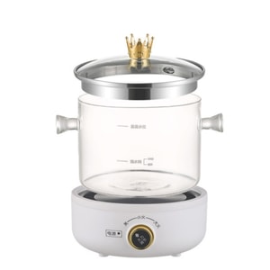 American Standard Fully Automatic Health Preservation Kettle - High Borosilicate Glass Pot, Multi-functional Household Tea Brewing Kettle. Platinum DG15-1.5L Manual Model Glass Pot + Base. 1 Set.
