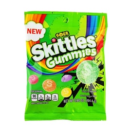 Skittles Gummy Candy, Sour Flavor, 5.8 oz 