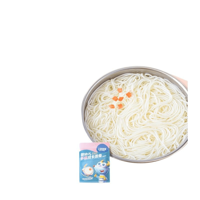 [중국에서 온 다이렉트 메일] 샤오루란란 유아면 밀맛 오리지널 이유식 보완식 소금 무첨가 어린이 브랜드 영양 숏면 200g × 1봉