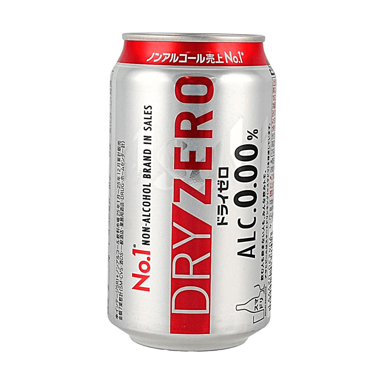 ASAHI 【Non-Alcoholic Beer】Dry Zero - Zero Calories, 11.83fl oz