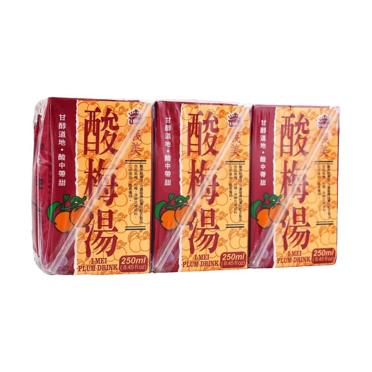 台湾IMEI义美 酸梅汤 6盒装*250ml 3