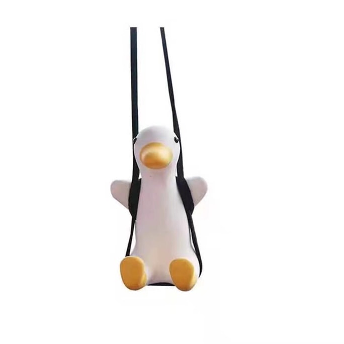 Car mounted swing duck car pendant 1 cute little duck fragrance pendant