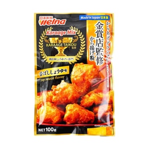 Seasoning Powder Karaageko Koubashi Shoyu Soy Sauce Flavor, 3.52 oz【For Fried Chicken and Salt Crispy Chicken】
