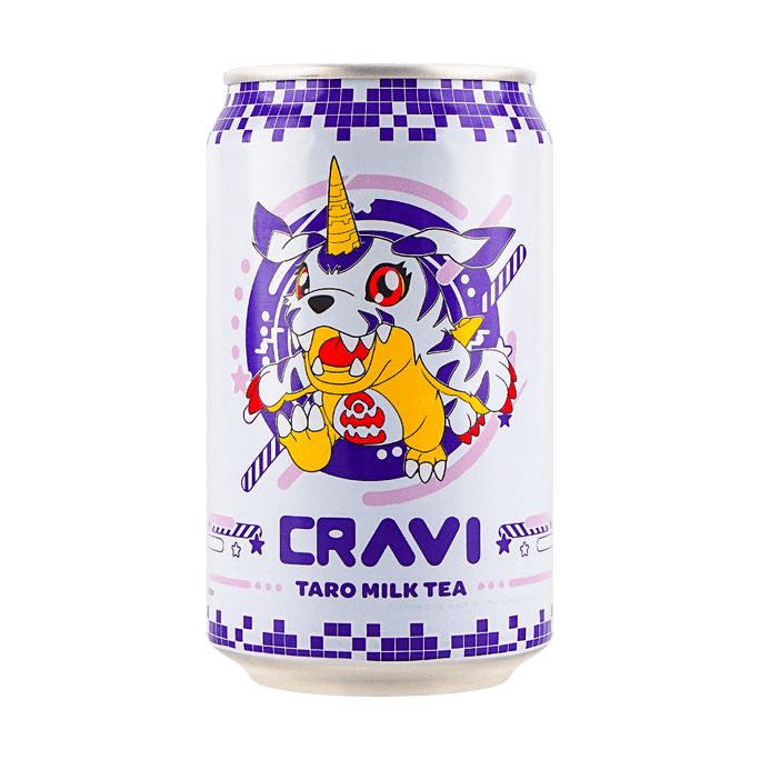 CRAVI Digimon Taro Milk Tea 315ml
