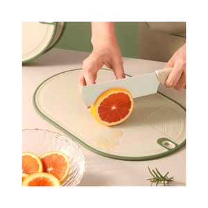 Cutting Chopping Board Antibacterial Double-sided Chopping Avocado Green 12.6*8.6 Inch