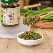 川娃子 经典烧椒酱 虎皮青椒下饭菜 四川农家自制蒜蓉辣酱 230g【复刻一饭封神烧椒鲈鱼】