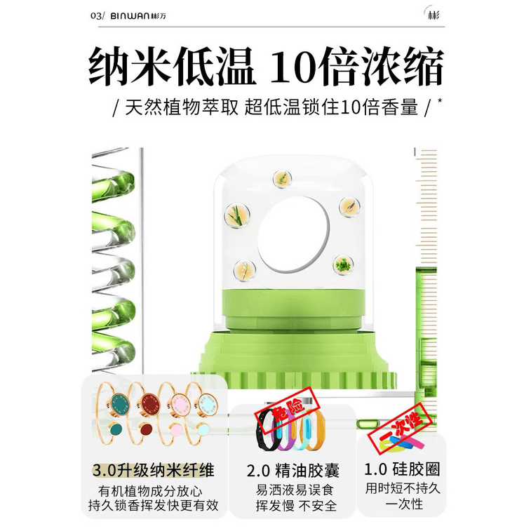 Mosquito Repellent Bracelet PINK Powder 5