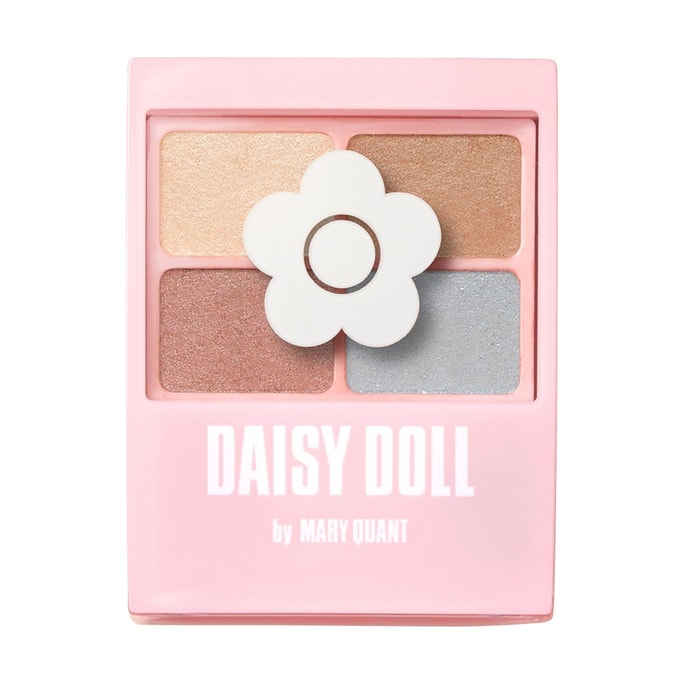 Eye Color Palette 4-Color Shimmer Eyeshadow #BR-06 Caramel Nuts