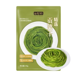 时朴 精选贡菜干 80g【口感清脆 色泽自然】【可凉拌涮火锅】
