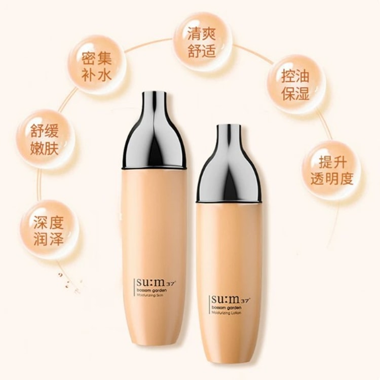 香港直送】SU:M37° 韓国スキンケアセット（化粧水155ml + 乳液135ml +