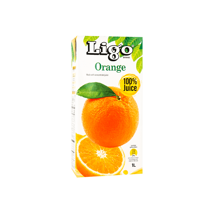 马来西亚LIGO利高牌 橙汁饮料 1L