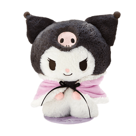 Sanrio Kuromi Soft Plush Sandbag with Detachable Base Girly Cape #Pitatto Friends