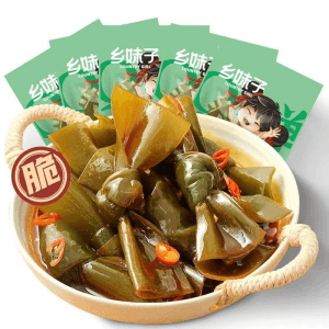 Township girl flavored kelp knot sour and spicy refreshing braised snacks snacks 20g*5 packs