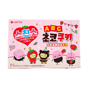 ABC 딸기 & 초콜릿 쿠키 4.58oz (120g)【계절 한정 상품】