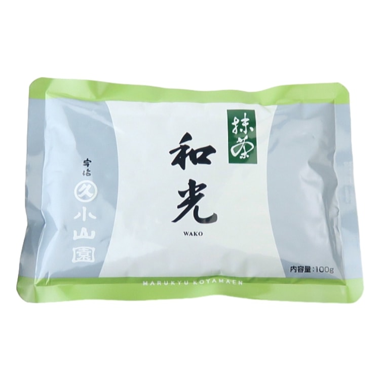 日本直邮】 日本丸久小山园宇治和光抹茶粉无糖烘焙甜品冲饮100g袋装- 亚米