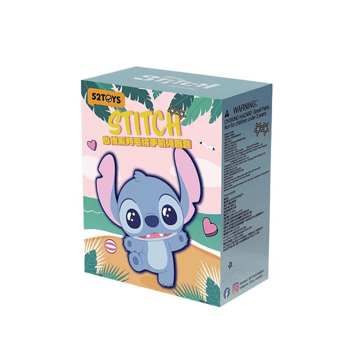 Disney Stitch Mood Series Plush Phone Rope Blind Box Single Box Trendy Play 13cm