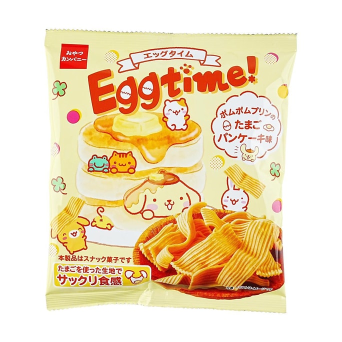 日本OYATSU 鸡蛋点心面 干脆面 黄油蛋香松饼味 50g【三丽鸥布丁狗IP联名】【动漫好物】