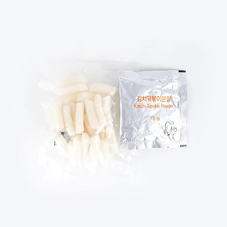Korean Instant Tteokbokki Rice Cake Kimchi Flavor, 4.06 oz 7