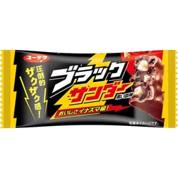 【日本直郵】YURAKU有樂製果 雷神巧克力餅乾 黑雷神巧克力 1枚入