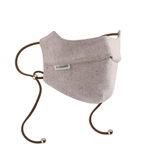 [중국 직배송] HSPM 울 소재의 따뜻한 자외선 차단 마스크 (가을/겨울용), 야외 방풍 및 방한, 얼굴을 작아 보이게 하고 눈가를 보호해주는 3D 입체형 여성용 마스크 (보리차 디자인), 1개