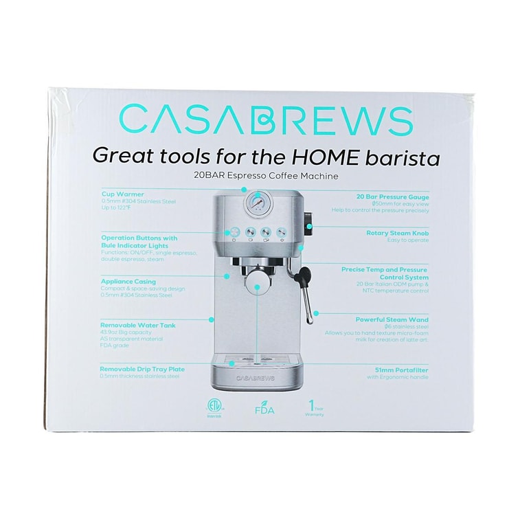 20-bar Espresso Coffee Machine with Powerful Steam Wand 3700GENSE™ 9