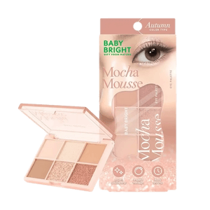 아이 팔레트, 매트/쉬머/글리터, #모카 무스 - 내추럴