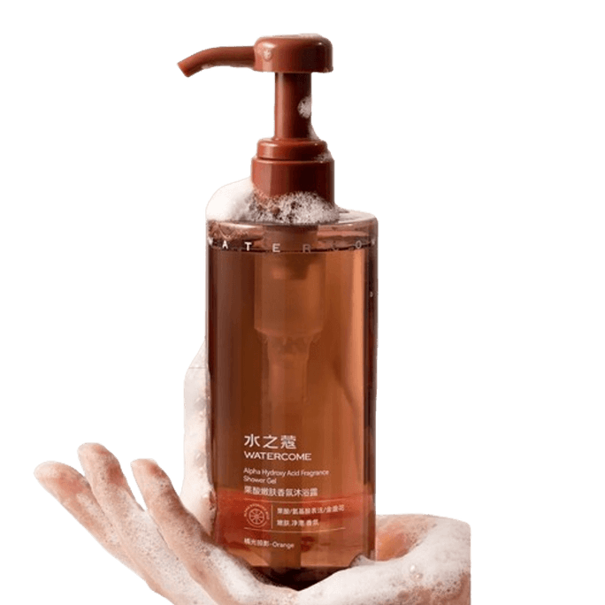 Essential Oil Fragrance Body Wash with fruit acid for acne removal and long-lasting fragrance 400ml per bottle