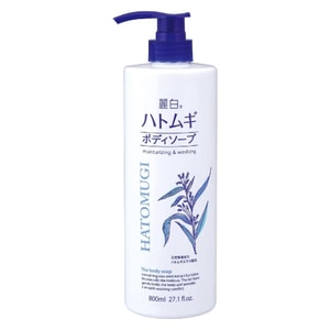 日本 熊野油脂 薏仁薏米保湿滋润洁肤沐浴露 800ml