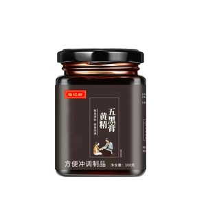 난징 동인당 서초생지膏 오흑膏 300g【육모 흑발 탈모 방지 고정 补气养血】양생膏차 흑두 흑임자 황정膏 흑구기자 건강 계피 용안육【약식동원】【니해하 추천 육모 흑발】흑임자膏 구흑膏