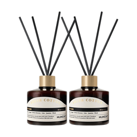 MUMCHIT BIOTOX Flameless Aromatherapy - Essential Oil Diffuser Bottle, Reed Diffuser #Marin Fresh Cotton