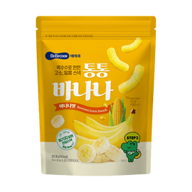 Banana Corn Snack, 0.88 oz【Additive-Free Baby Snack】