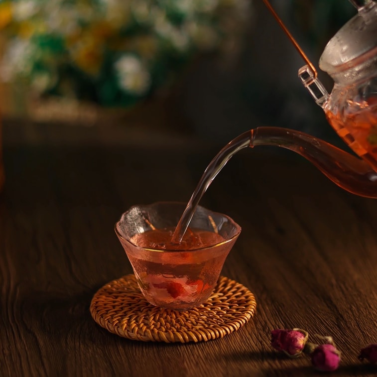 杞里香 玫瑰花茶 50g 点缀燕窝 点缀鸡尾酒【可搭配去痘印 养颜舒缓 美白美容女神茶】滋补养生茶 养颜茶 疏肝理气 女性内调 无硫玫瑰 可搭配雪蜜 红枣 枸杞冲泡 3