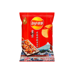 【东京风味限定款】台湾LAYS乐事 薯片 东京照烧烤鸡串口味 59.5g