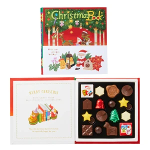 Christmas Book Chocolate Gift Box 18pcs 2.61 oz【Dessert Gifts】