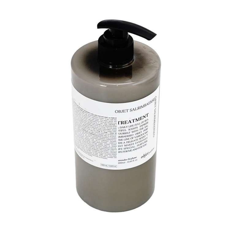 오브제 퍼퓸드 헤어 트리트먼트, 33.8 fl oz. #라벤더 - 영양 공급 및 곱슬거림 완화 | 보습 및 손상 복구 | 5