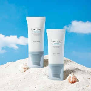 Madagascar Centella Hyalu-Cica Water-Fit Sun Serum, Brightening 1.69 fl.oz.*2 Dry&Sensitive Skin【Value Pack】