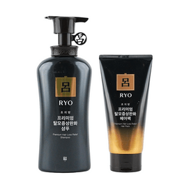 Premium Hair Loss Relief Shampoo, 16.58 fl oz + Hair Pack 10.14 fl oz 【2024 New】