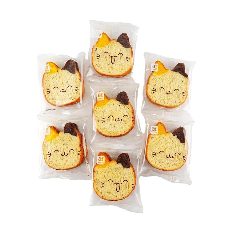 Cat Toast Bread Hokkaido Milk Flavor , 360g 12