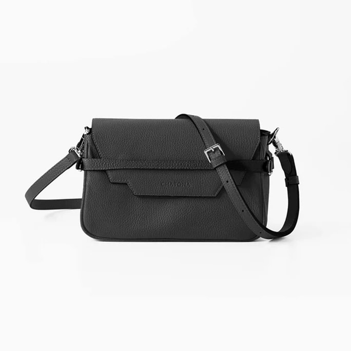 CHATONA High-grade Leather Crossbody bag Black [Japanese Luxury Brand Hermes Same Leather]