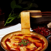 Gansu Dingxi Potato Noodles ,Wide Type Noodles, 8.82 oz *5【5 Packs】【 For Malatang and Hot Pot】