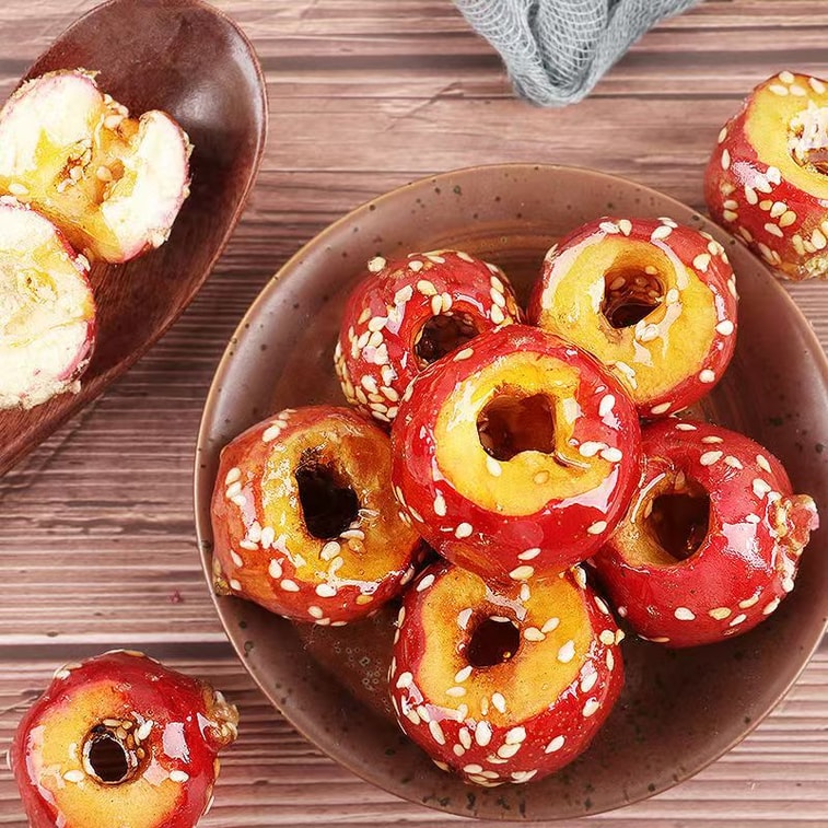 老街口 凍乾冰糖葫蘆球 空心無核山楂果乾80g*袋 6