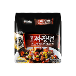 Korean Jjajangmen Noodles with Black Bean Sauce - Instant, 4 Packs* 7.16oz