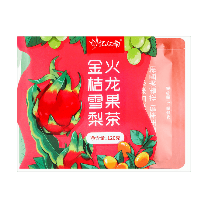 Kumquat Snow Pear Dragon Fruit Tea 4.23 oz