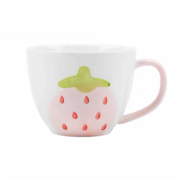 PEAULEY Pretty Strawberry Ceramic Mug 1 each